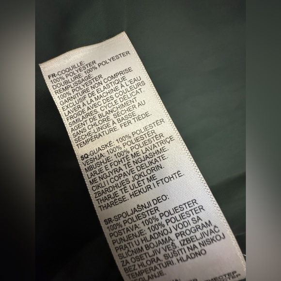 Original Penguin Quilted Puffer Jacket Black Men’s Large - Picture 11 of 12